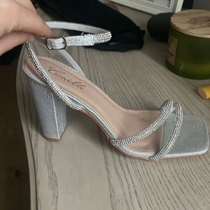 Silver heels